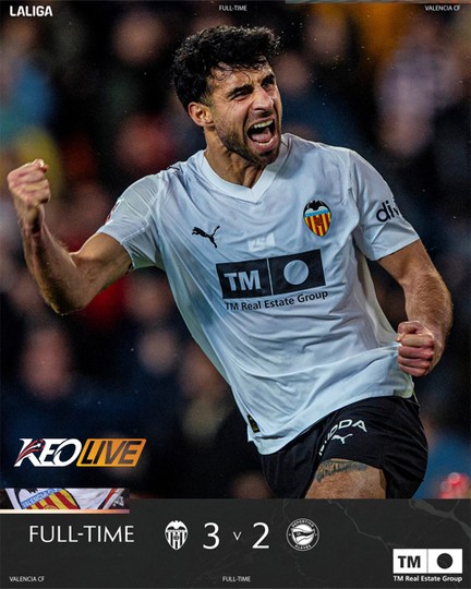 Valencia 3-2 Deportivo Alaves | Keolive