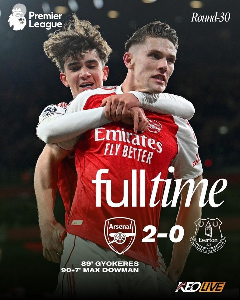 Arsenal 2-0 Everton | Keolive