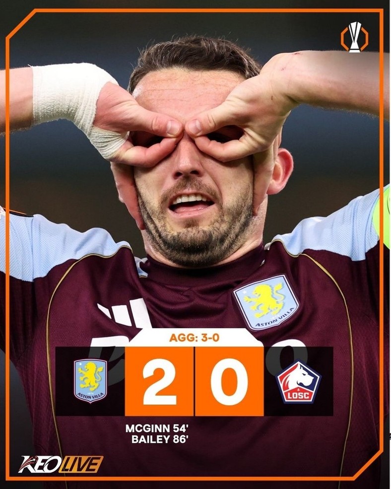 Aston Villa 2-0 Lille | Keolive