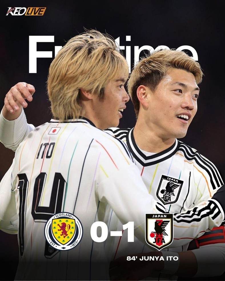 Scotland 0-1 Nhật Bản | Keolive