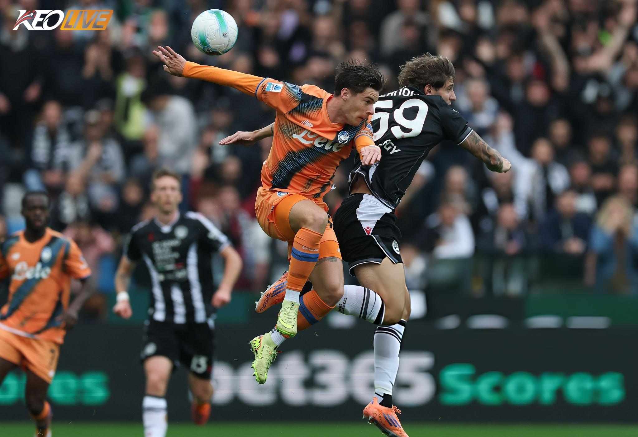 Lần gặp nhau gần nhất Atalanta vs Udinese | Keolive