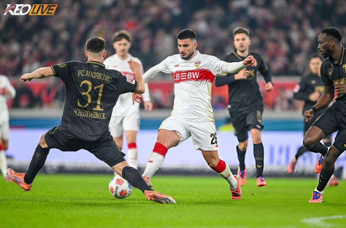 Lần gặp nhau gần nhất giữa Augsburg vs VfB Stuttgart | Keolive