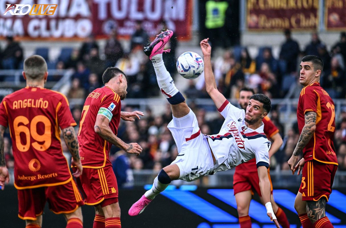 Lần gặp nhau gần nhất giữa Bologna vs Roma | Keolive