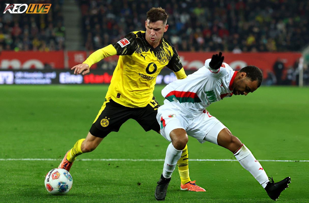 Lần gặp nhau gần nhất giữa Dortmund vs Augsburg | Keolive