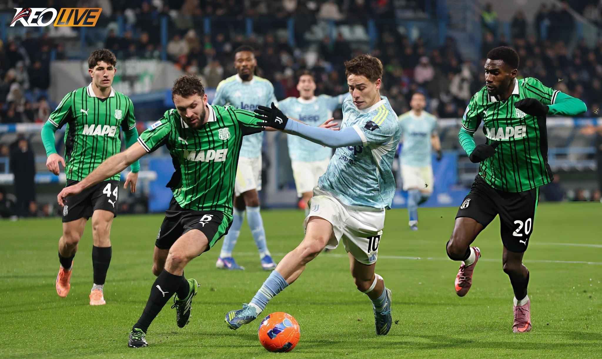 Lần gặp nhau gần nhất Juventus vs Sassuolo | Keolive