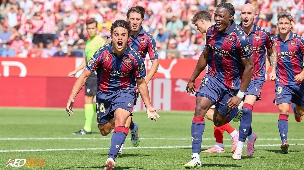 Levante đã giành chiến thắng đậm 4-0 trước Girona ở lượt đi | Keolive