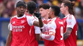 Hình ảnh cho bài Vượt qua Mansfield Town, Arsenal tiến vào Tứ kết FA Cup