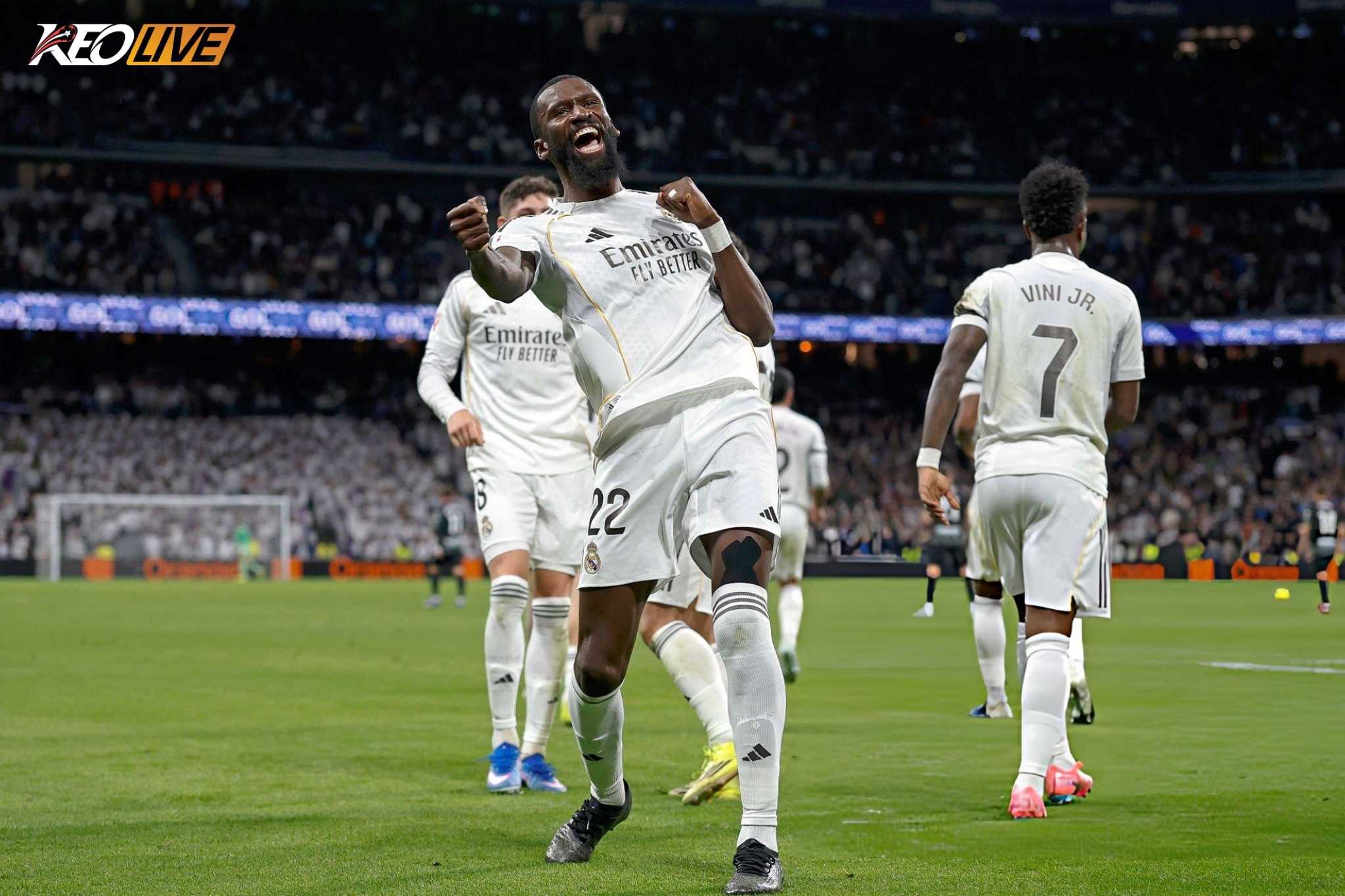 Rudiger khai thống thế bế tắc cho đội chủ nhà | Keolive