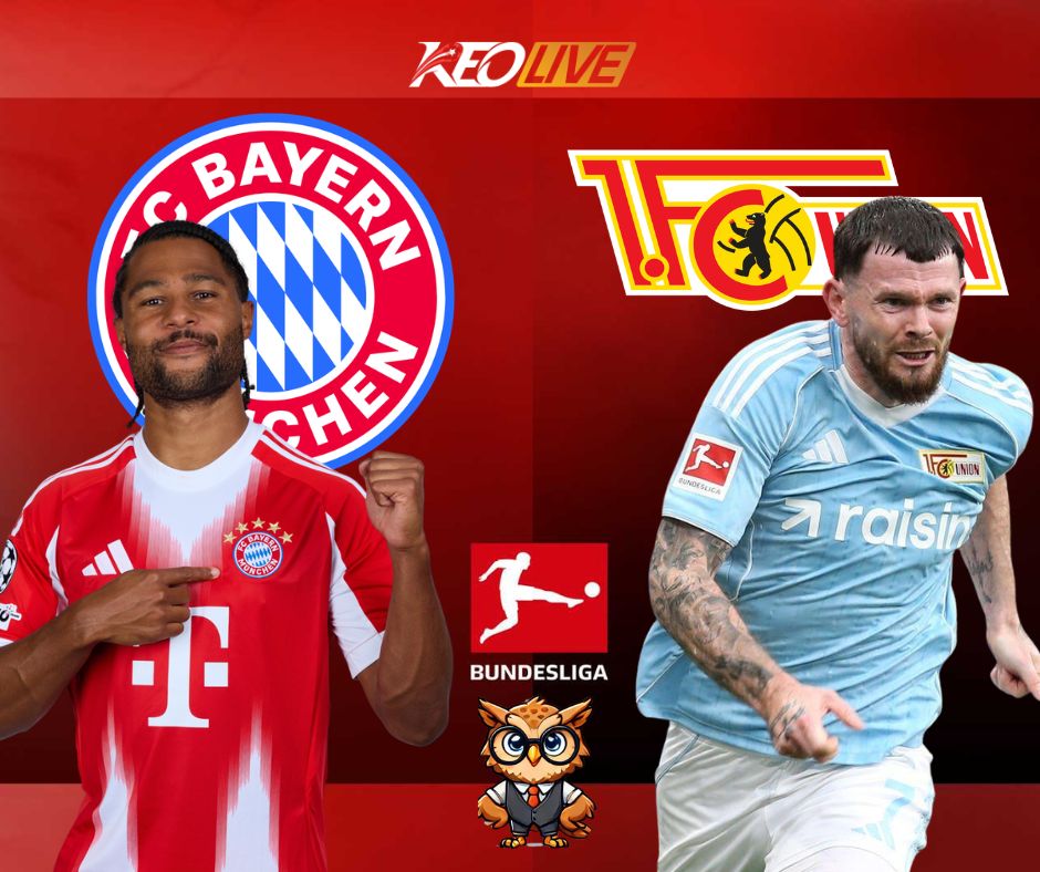 Trận đấu giữa Bayern Munich vs Union Berlin | Keolive