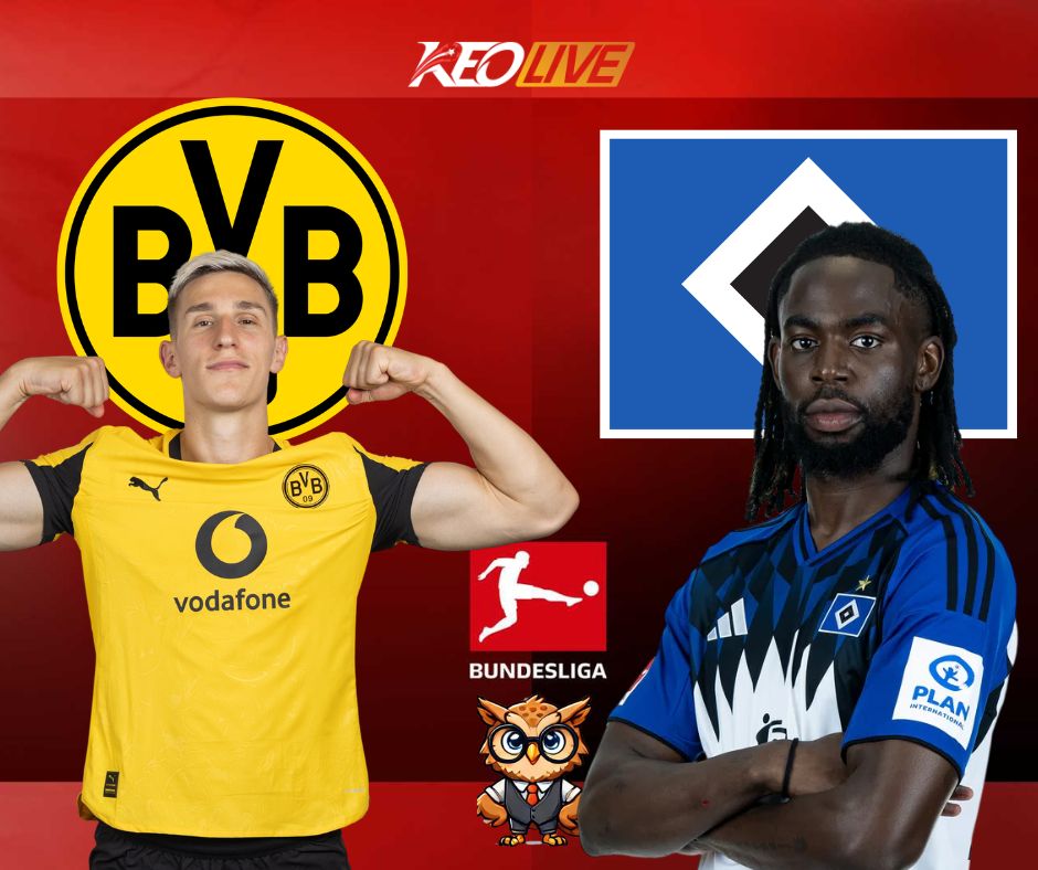 Trận đấu giữa Dortmund vs Hamburger SV | Keolive
