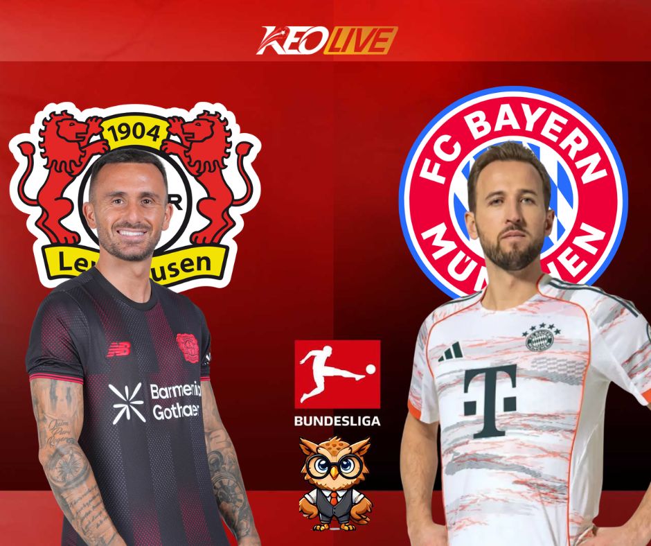 Trận đấu giữa Leverkusen vs Bayern Munich | Keolive