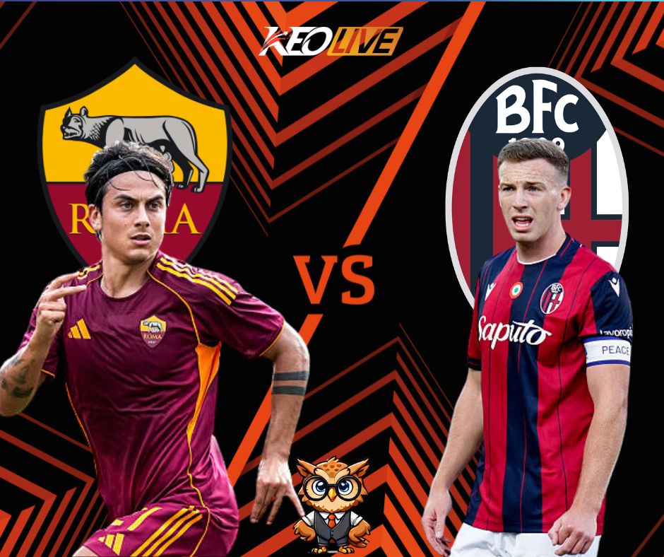 Trận đấu giữa Roma vs Bologna | Keolive
