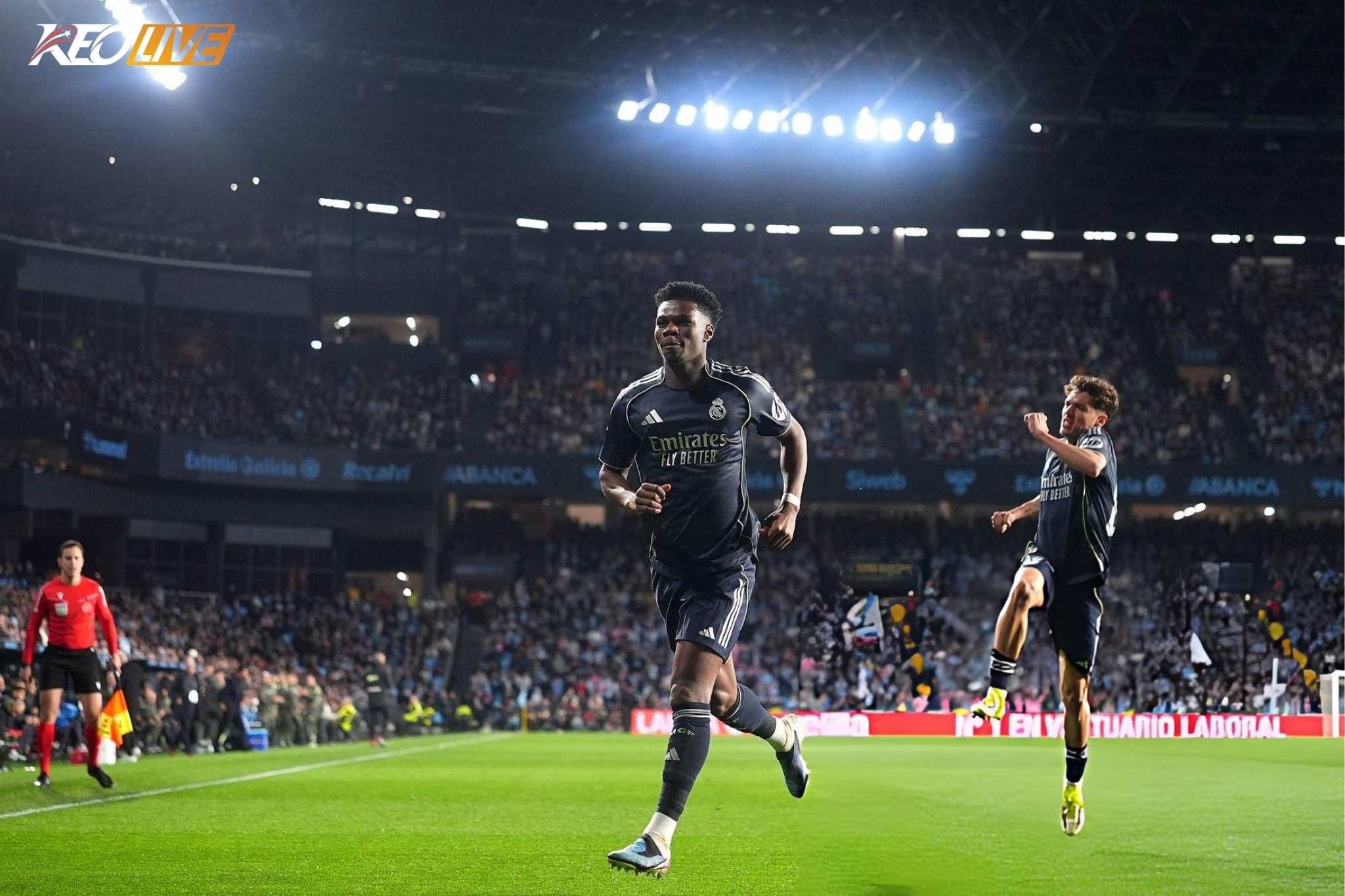 Pha lập công đầu tiên của Tchouamendi cho Real tại La Liga mùa này  | Keolive