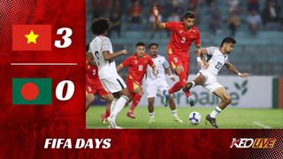 Việt Nam thắng đậm Bangladesh 3-0 trong ngày ra mắt Hoàng Hên