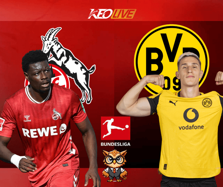 Trận đấu giữa Koln vs Dortmund | Keolive