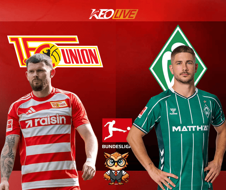 Trận đấu giữa Union Berlin vs Bremen | Keolive