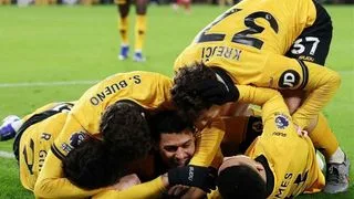 Hình ảnh cho bài Ghi bàn kết liễu phút 94, Wolves tạo địa chấn thứ hai liên tiếp