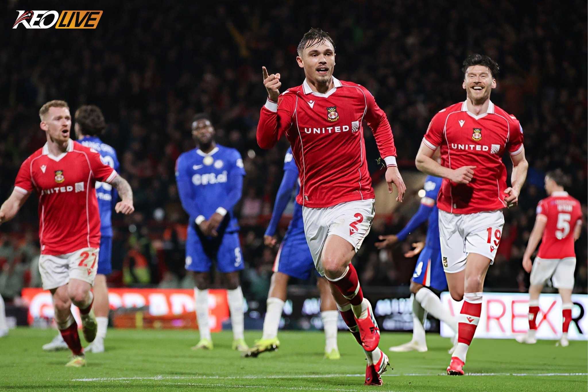 Wrexham hai lần vươn lên dẫn trước | Keolive