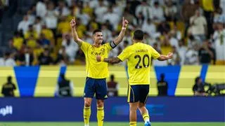 Hình ảnh cho bài Ronaldo lập cú đúp trong trận thứ 100, Al-Nassr xây chắc ngôi đầu
