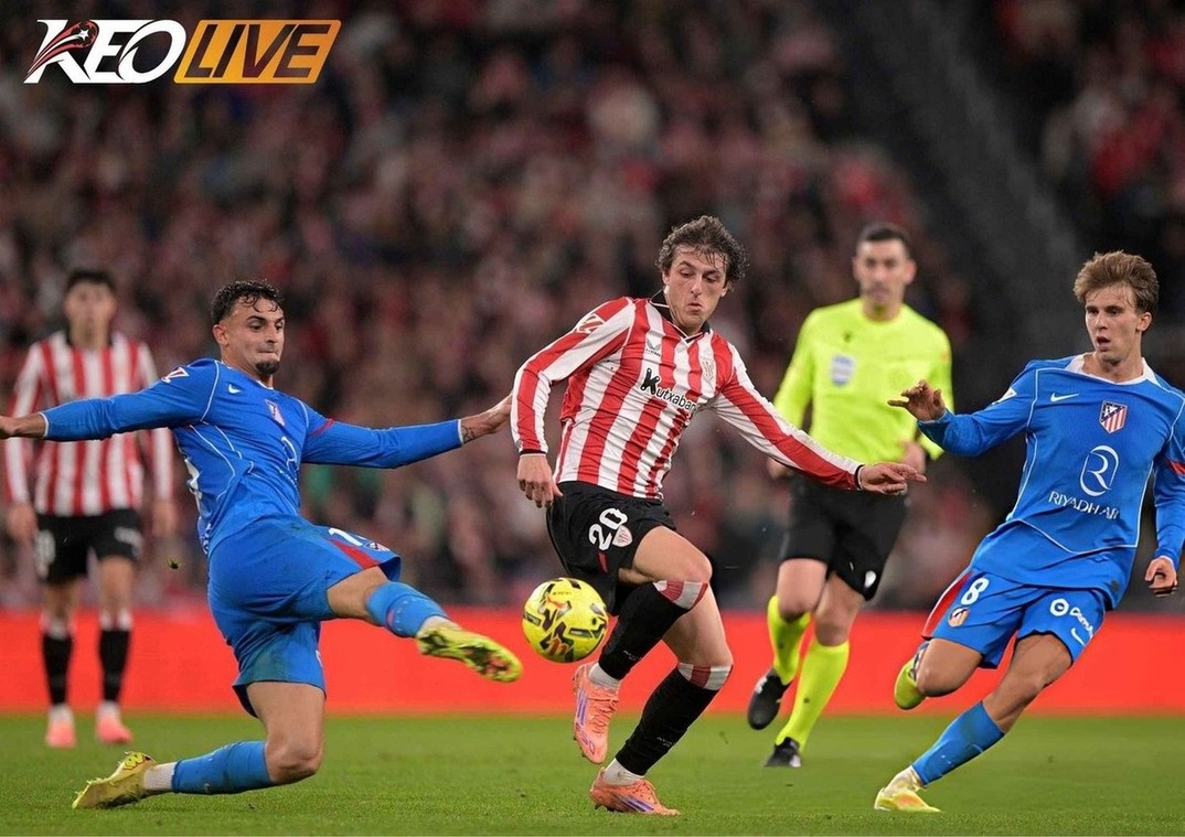 Lần chạm trán gần nhất giữa hai đội là 1-0 nghiêng về Athletic Club | Keolive