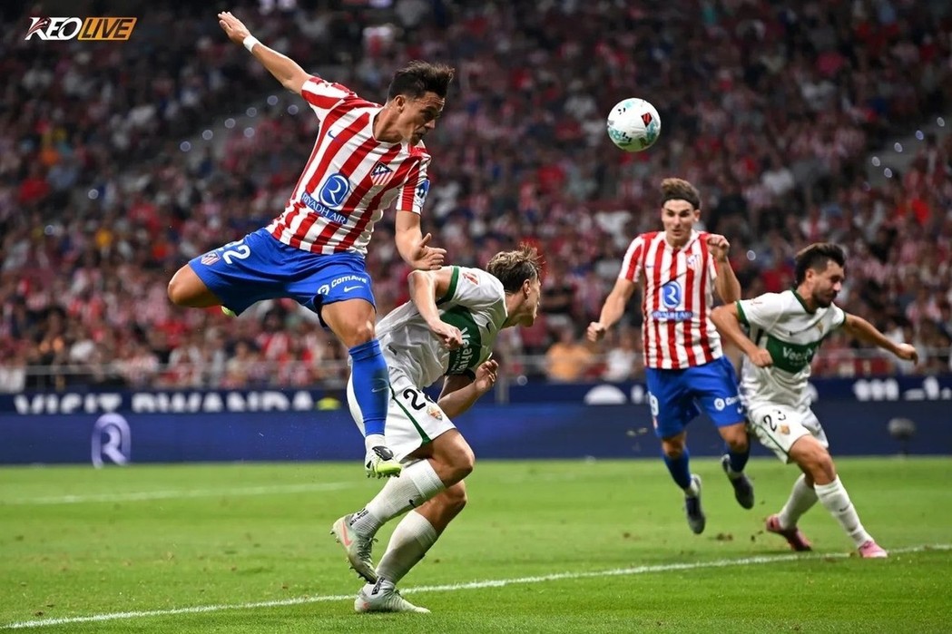 Atletico hòa Elche 1-1 trên sân nhà ở lượt đi mùa này | Keolive