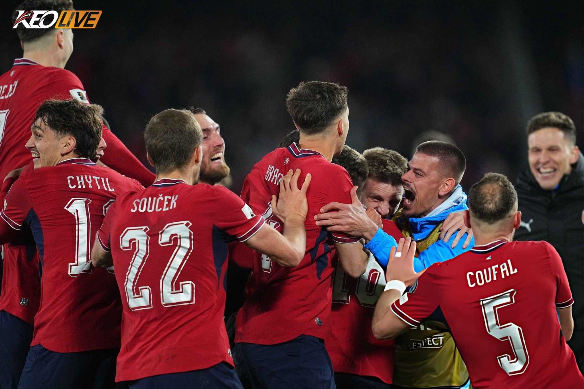 Czech quay lại World Cup sau 20 năm | Keolive