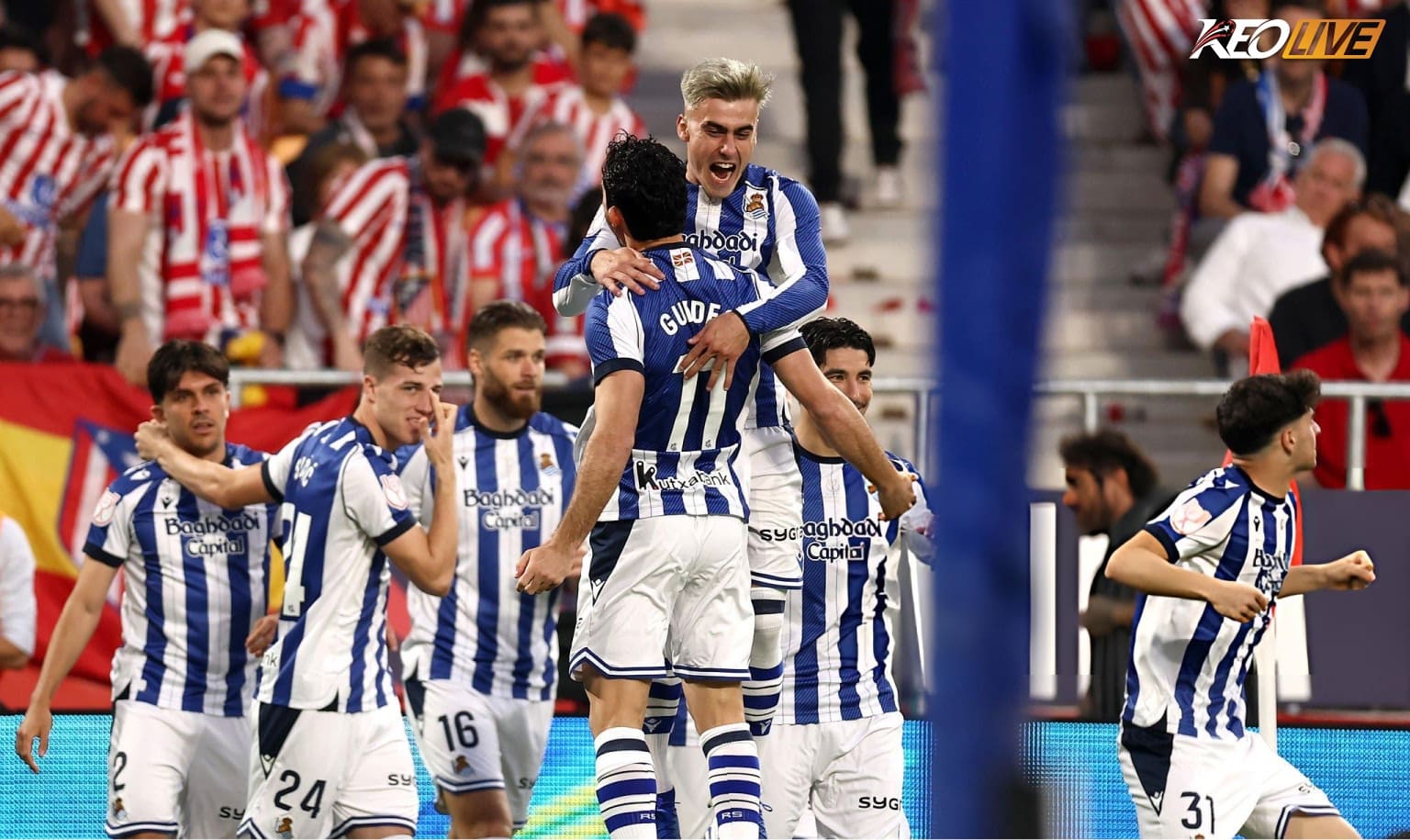 Pha phối hợp tấn công chớp nhoáng của Sociedad đem về bàn thắng nhanh nhất lịch sử chung kết Copa Del Rey | Keolive