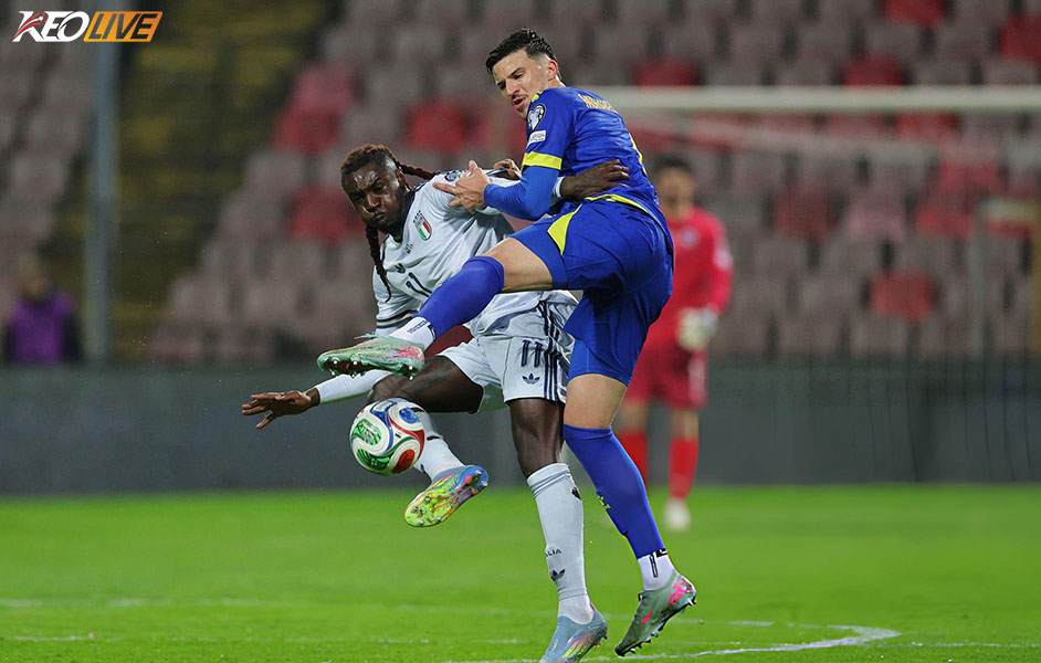 Bàn thắng của Kean tưởng chừng đã mở ra chiến thắng cho Italy | Keolive