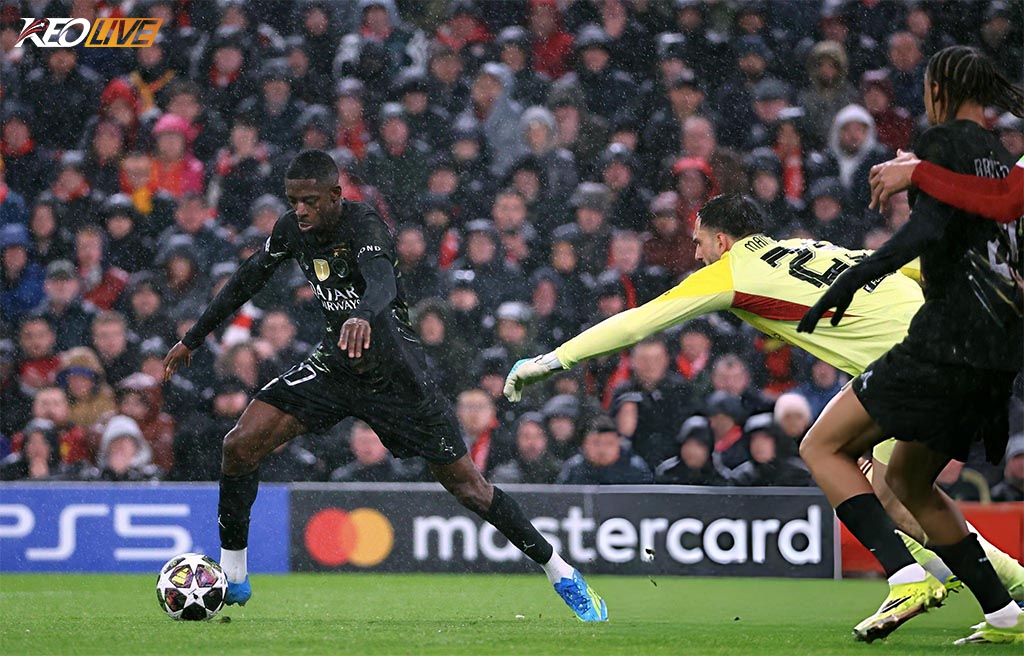 Hai bàn thắng của Dembélé nhấn chìm Anfield trong nỗi thất vọng | Keolive