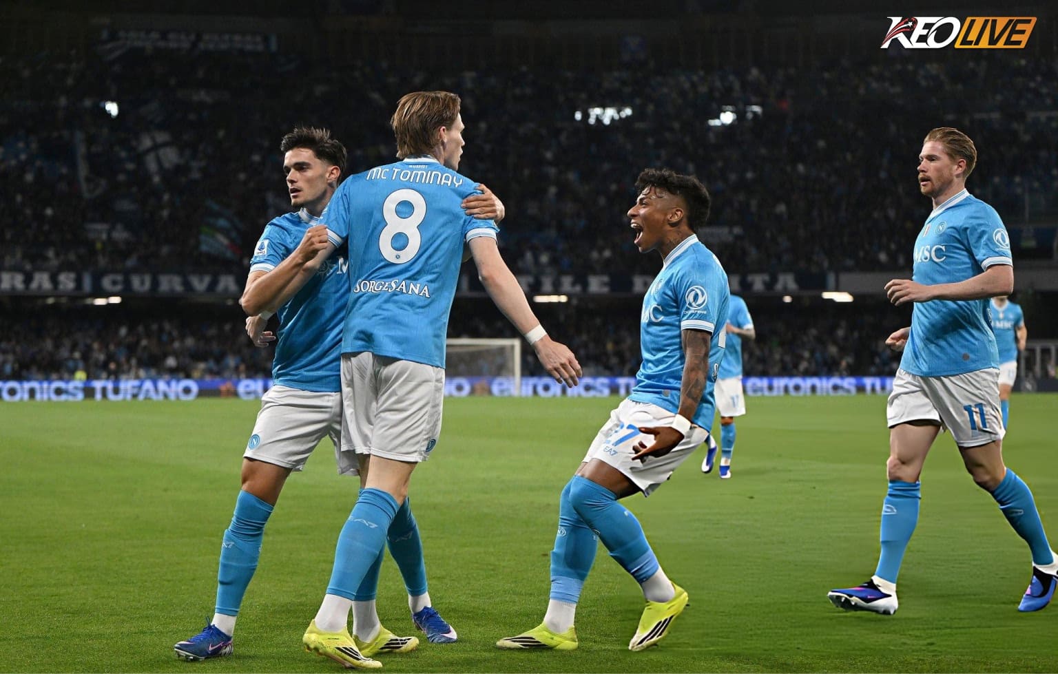 Napoli nhanh chóng lấy lại khí thế sau trận thua Lazio | Keolive