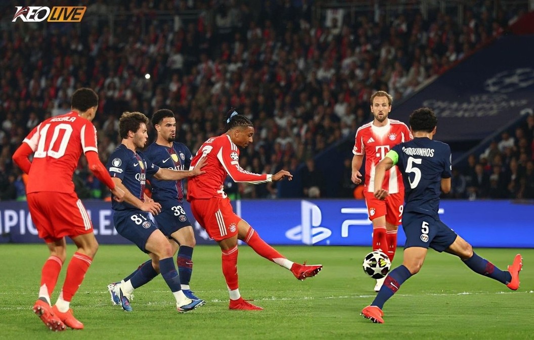 Nỗ lực của Bayern khiến khoảng cách chỉ còn 1 bàn trước trận lượt về | Keolive