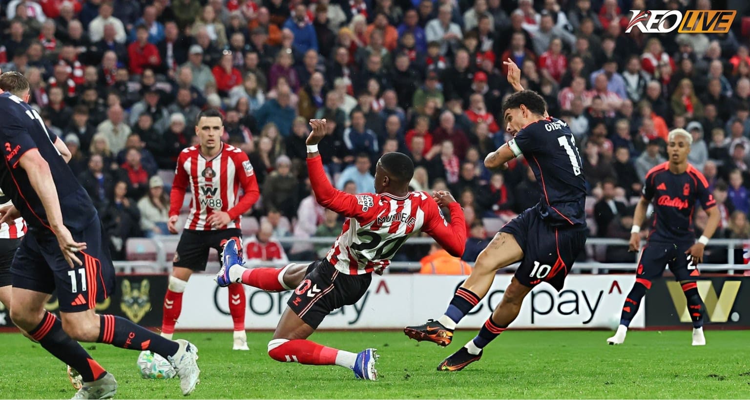 Hiệp 1 bùng nổ của Gibbs-White và các đồng dội | Keolive