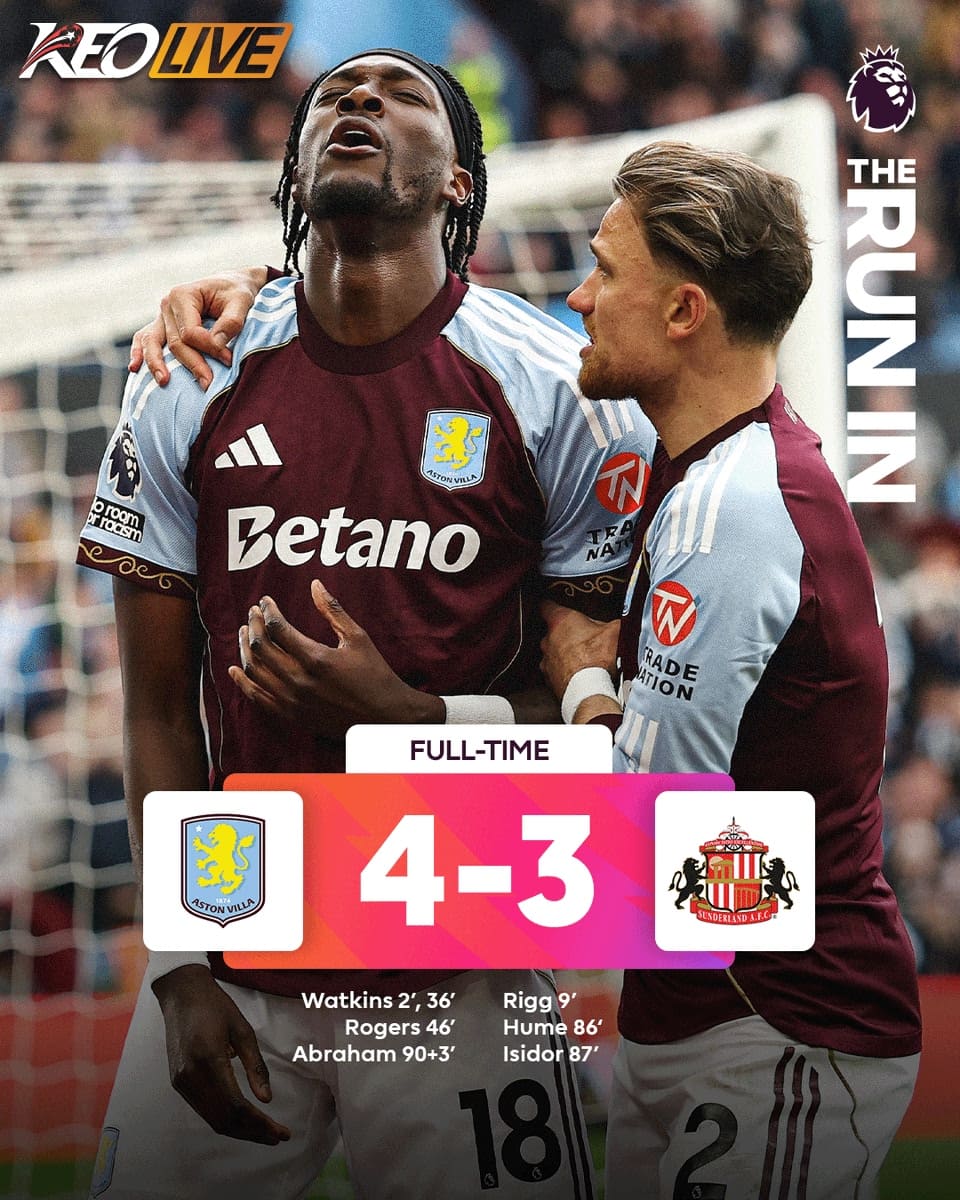 Aston Villa 4-3 Sunderland | Keolive