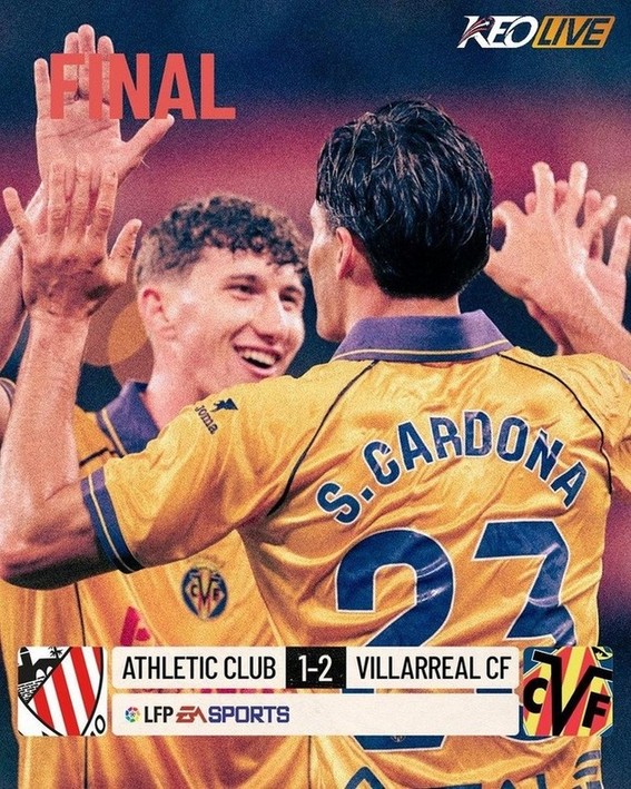 Athletic Club 1-2 Villarreal | Keolive