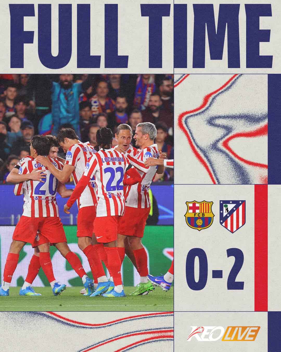 Barcelona 0-2 Atlético Madrid | Keolive