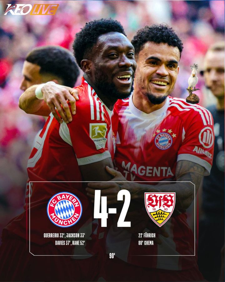 Bayern Munich 4-2 VfB Stuttgart | Keolive