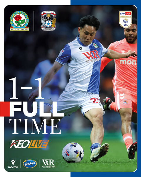 Blackburn Rovers 1-1 Coventry City | Keolive
