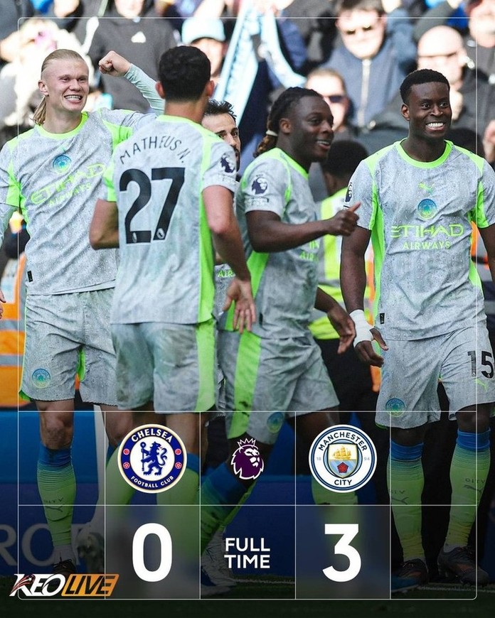 Chelsea 0-3 Manchester City | Keolive