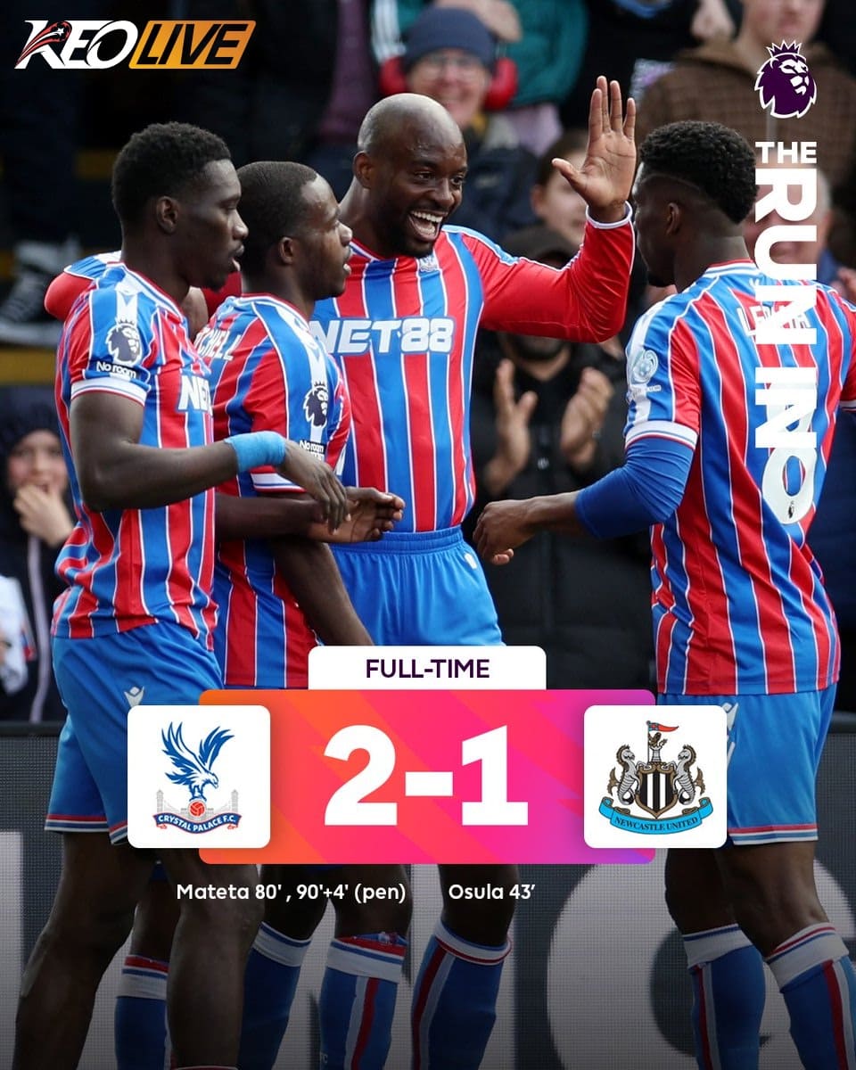 Crystal Palace 2-1 Newcastle | Keolive