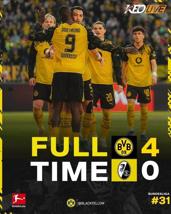 Dortmund 4-0 Freiburg | Keolive