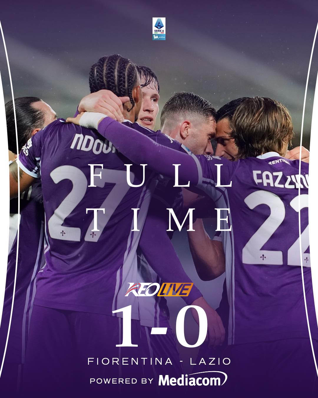 Fiorentina 1-0 Lazio | Keolive