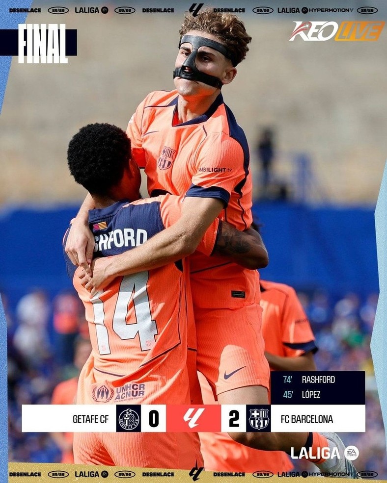 Getafe 0-2 Barcelona | Keolive