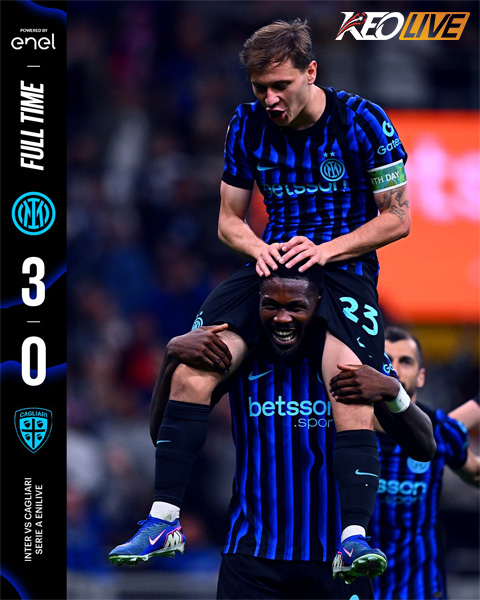 Inter Milan 3-0 Cagliari | Keolive