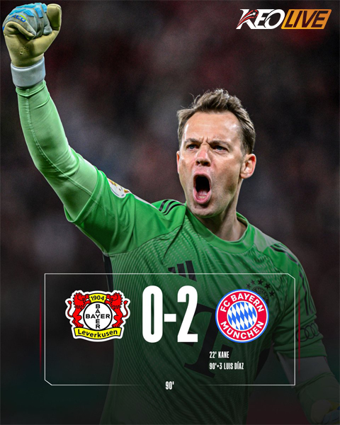 Bayer Leverkusen 2-0 Bayern Munich | Keolive