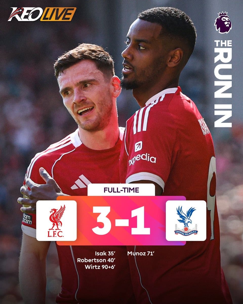 Liverpool 3-1 Crystal Palace | Keolive