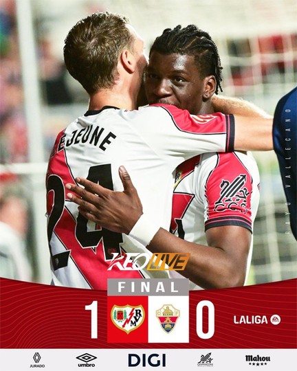 Rayo Vallecano 1-0 Elche | Keolive