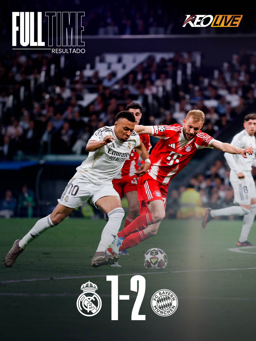 Real Madrid 1-2 Bayern Munich | Keolive