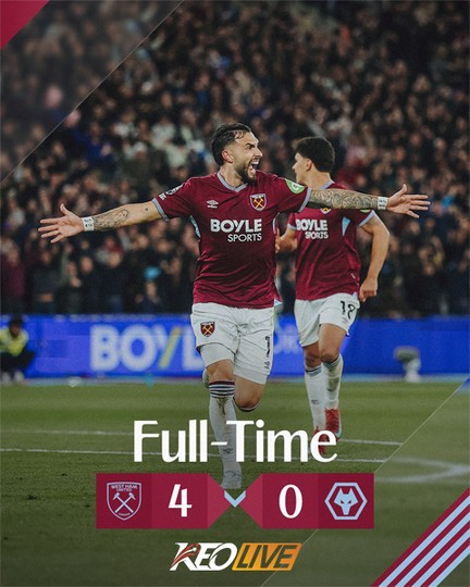 West Ham 4-0 Wolves | Keolive