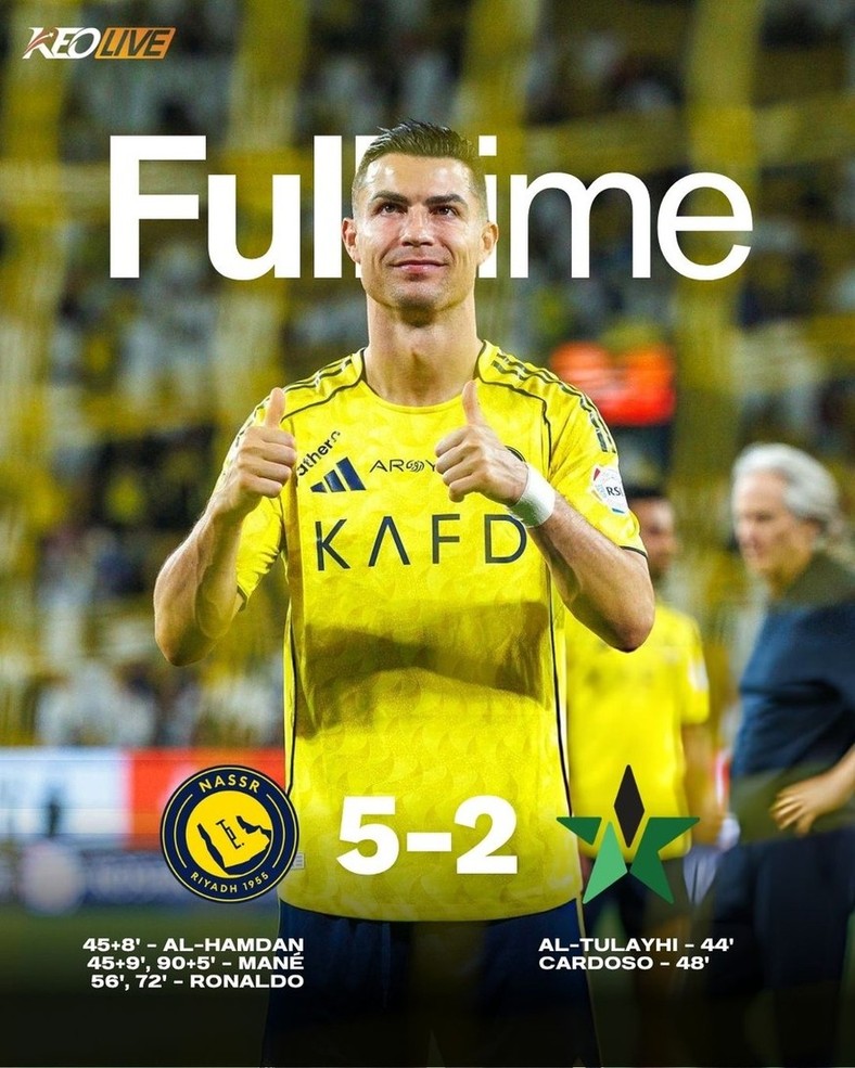 Al-Nassr 5-2 Al-Najma | Keolive