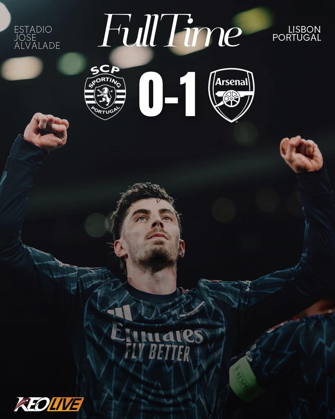 Sporting CP 0-1 Arsenal | Keolive